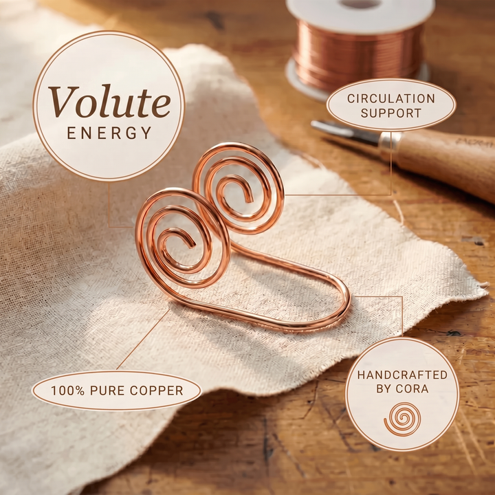 Volute Koperen Handspiraal