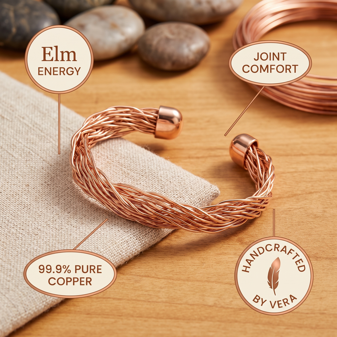 Elm Koper Cuff Armband