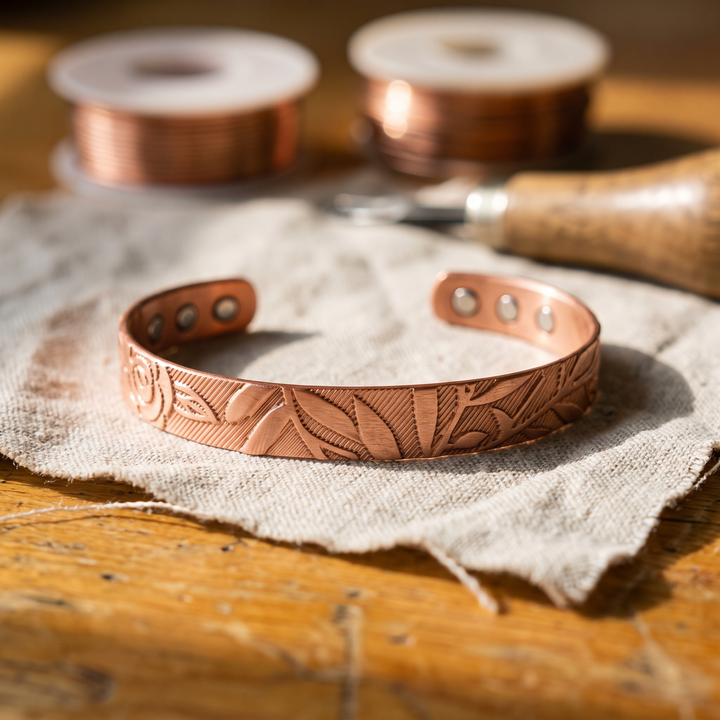 Grove Koperen Armband