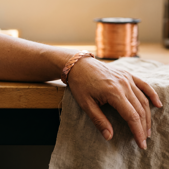 Riet Koperen Armband