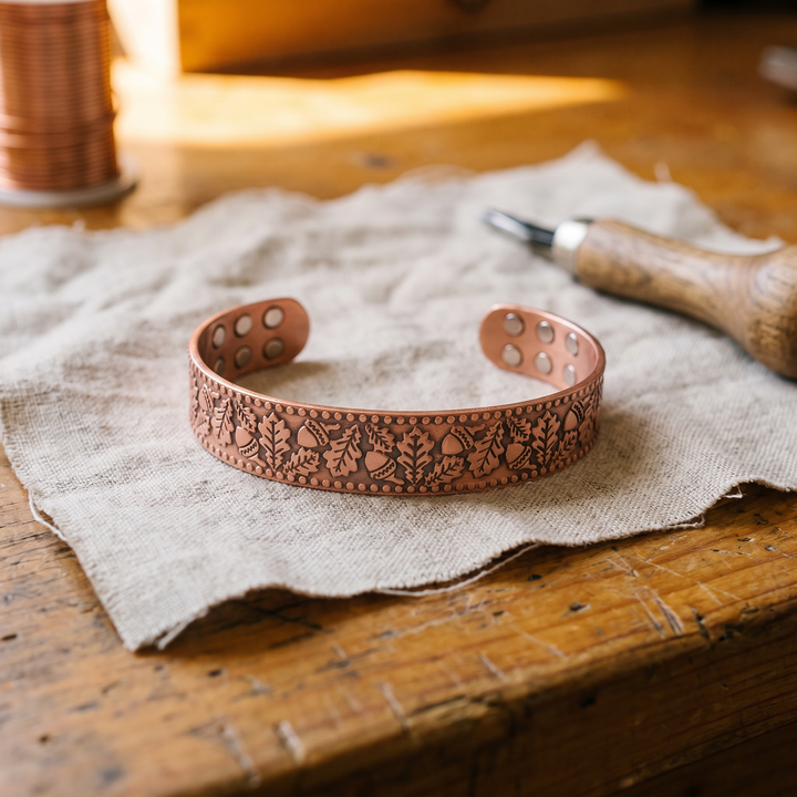 Houten Koperen Armband