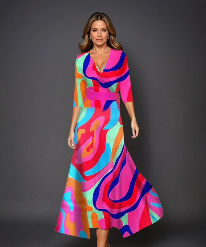 Chique Jurk met Bloemenprint