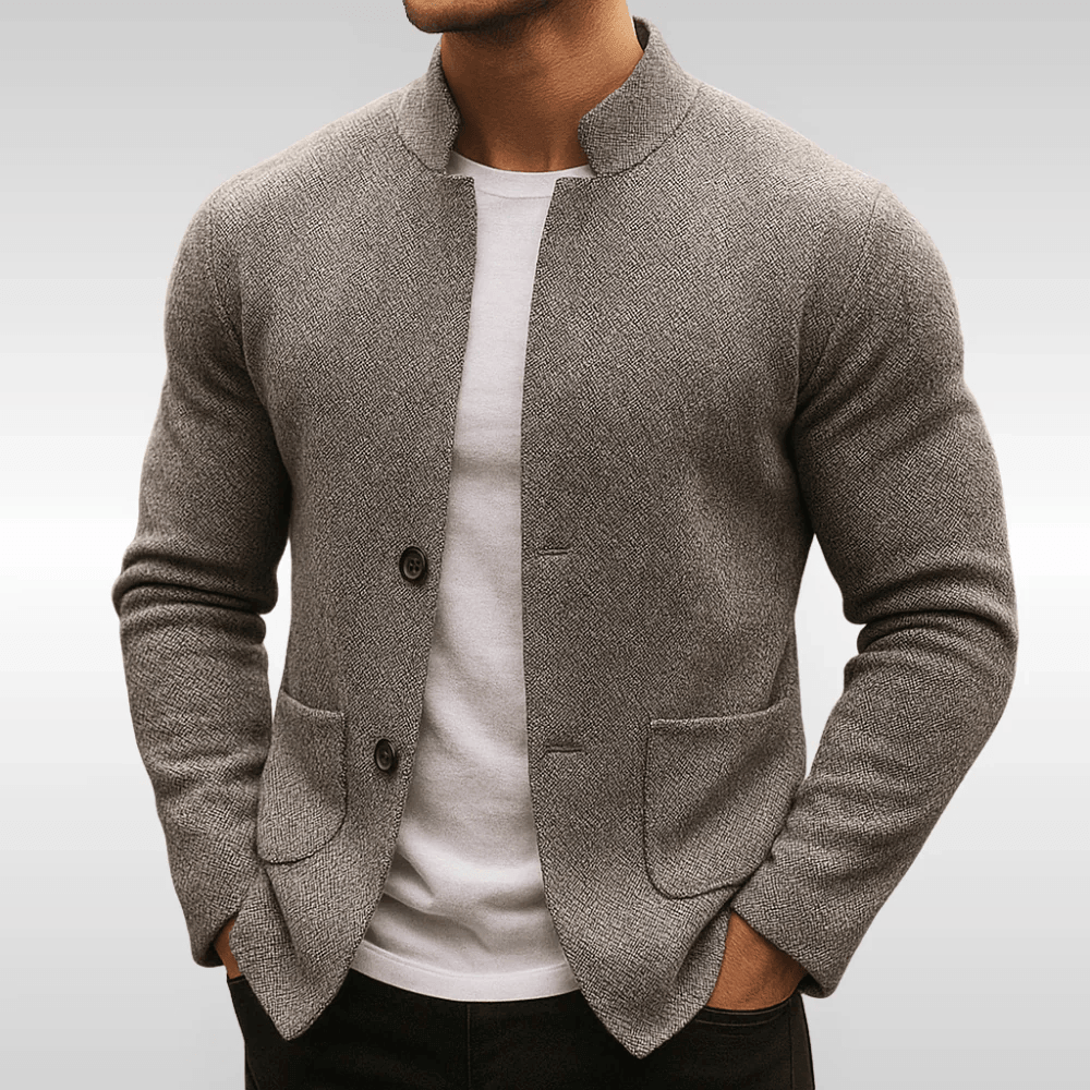 Premium Gebreide Heren Blazer