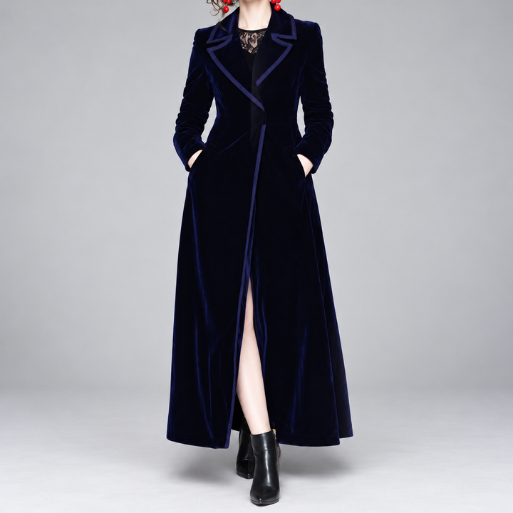 Séraphine | Lange velvet mantel