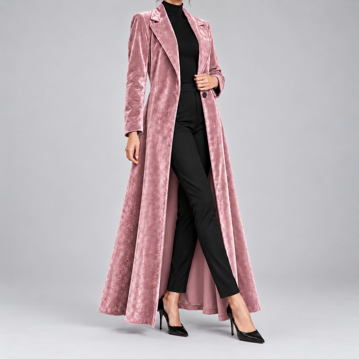 Béatrice | Lange open velvetjas