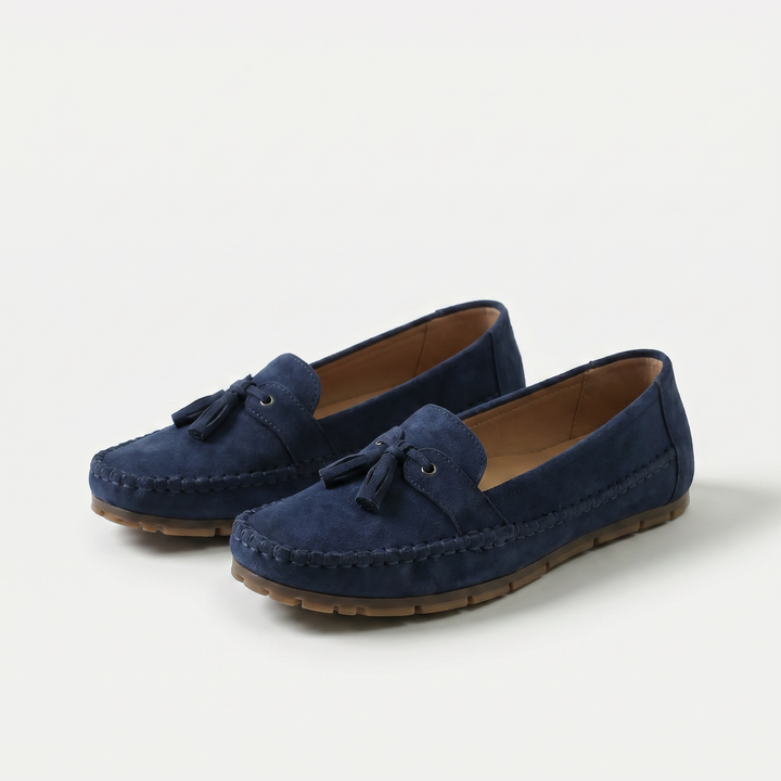 Nadine - Klassieke loafers met kwastdetail
