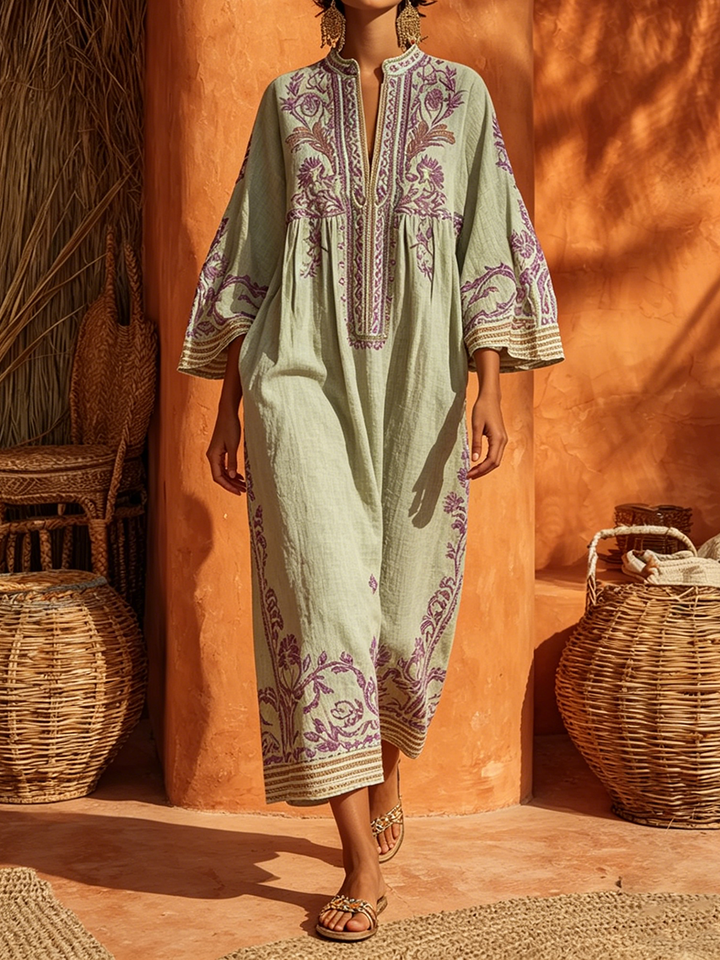 Celestina - Boho jurk met mediterrane charme
