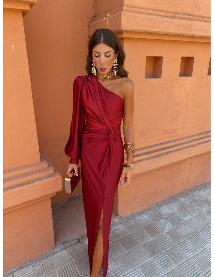 Elegante Eén-Schouder Jurk