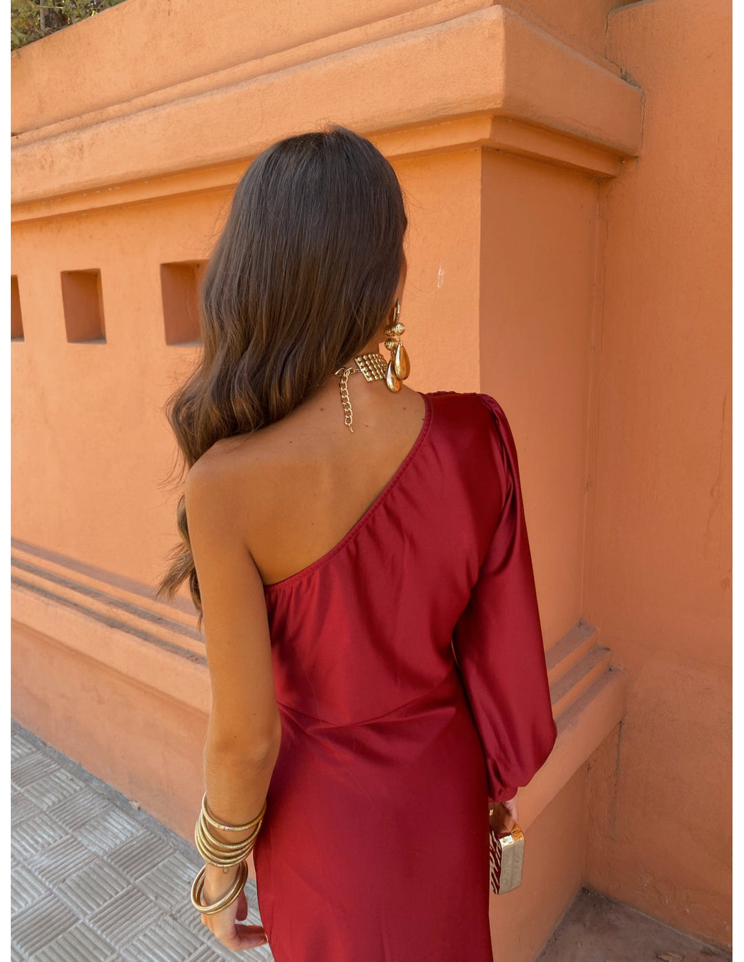 Elegante Eén-Schouder Jurk