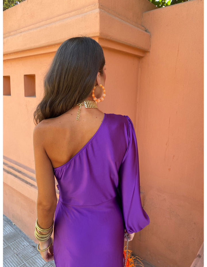 Elegante Eén-Schouder Jurk