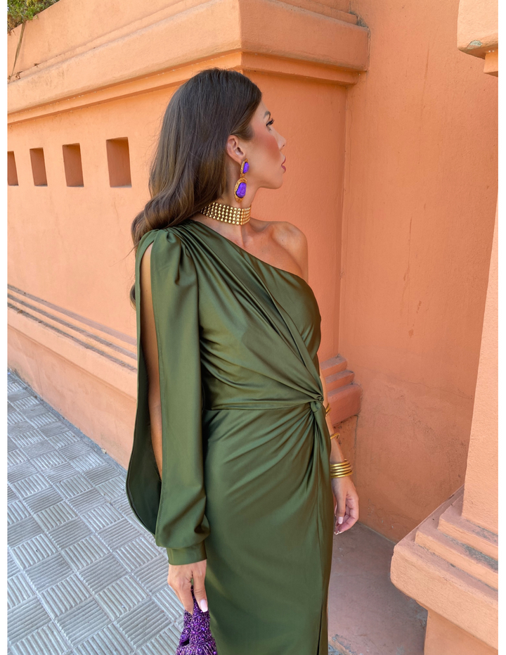 Elegante Eén-Schouder Jurk
