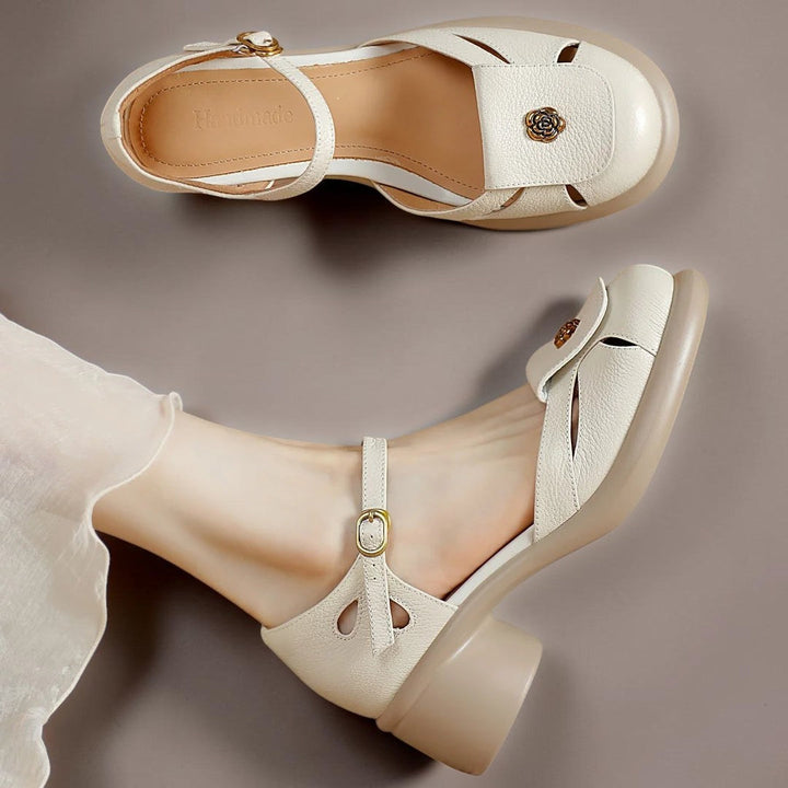DELACROIX | Platform Sandalen met Sleehak