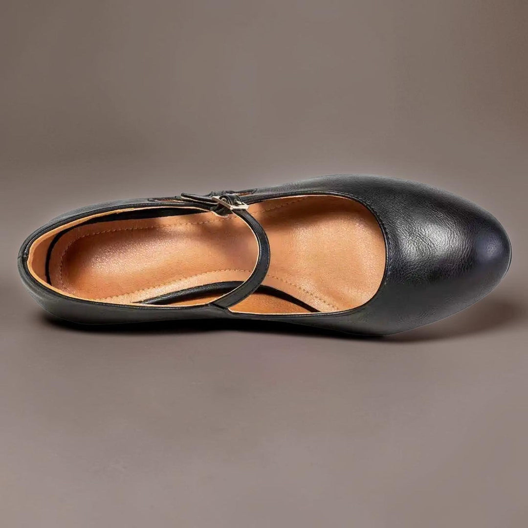 DELACROIX | Zwarte Pumps Met Gesloten Neus Sylvie