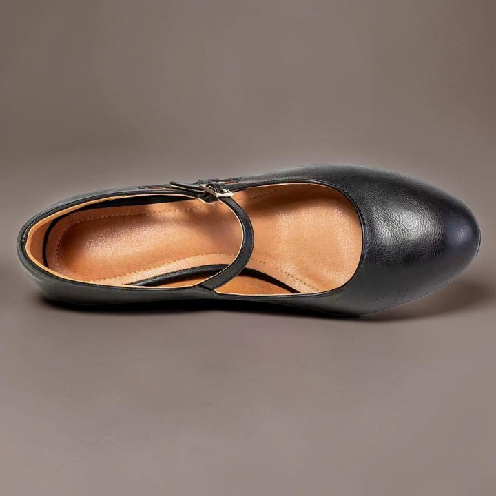 DELACROIX | Zwarte Pumps Met Gesloten Neus Sylvie