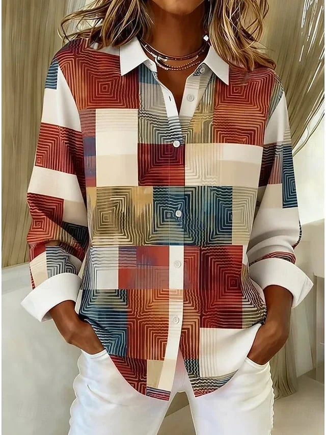 Sigrid | Sfeervolle Patchwork Blouse